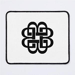 black breaking Mouse Pad