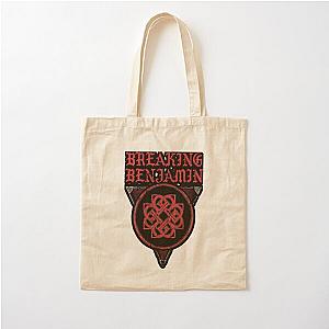 Breaking Red Cotton Tote Bag