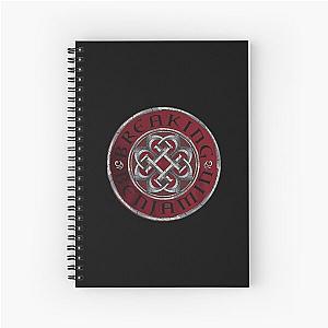 breaking circle Spiral Notebook