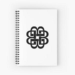 black breaking Spiral Notebook