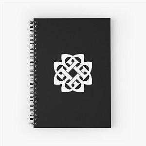 breaking benjamin logo band Spiral Notebook