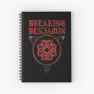 Breaking Red Spiral Notebook