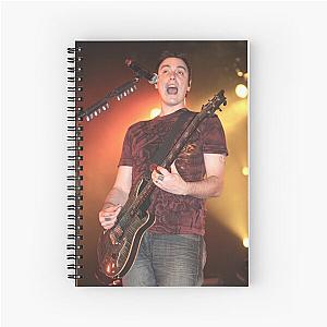 Benjamin Burnley - Breaking Benjamin - Photograph Spiral Notebook