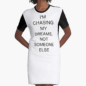 I’m chasing my dreams, not someone else-Brent faiyaz Quotes Graphic T-Shirt Dress