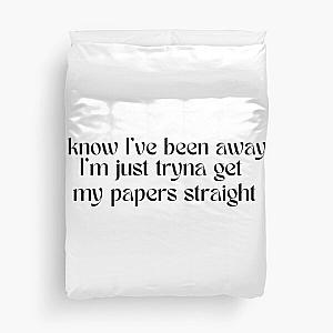 been away - brent faiyaz lyrics  Duvet Cover