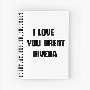 brent rivera  Spiral Notebook