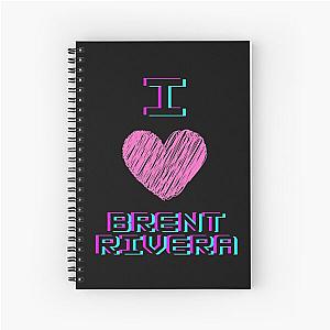 Brent rivera love Spiral Notebook