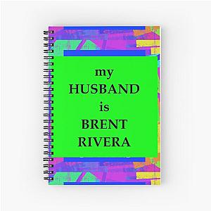 my husband is brent rivera  Spiral Notebook