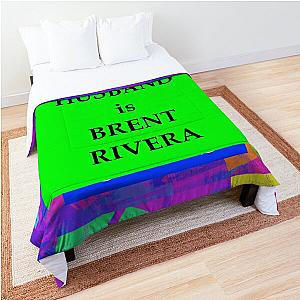 my husband is brent rivera  Comforter