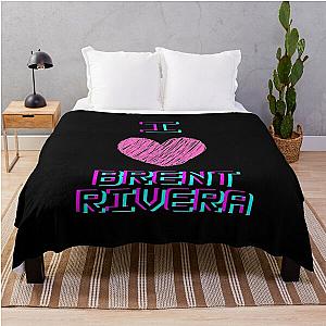 Brent rivera love Throw Blanket