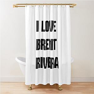 brent rivera  Shower Curtain