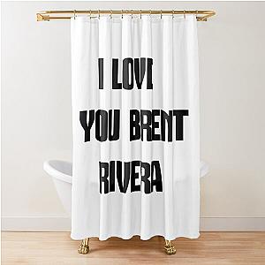 brent rivera  Shower Curtain