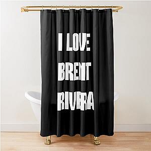 brent rivera  Shower Curtain