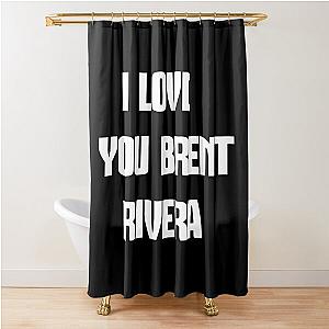 brent rivera  Shower Curtain