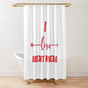 Brent rivera love Shower Curtain