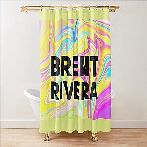 brent rivera redbubble poster Shower Curtain