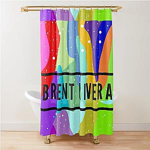 brent rivera poster Shower Curtain