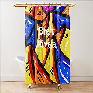 brent rivera redbubble poster Shower Curtain