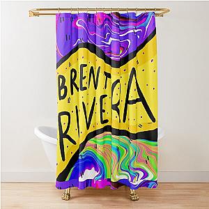 brent rivera redbubble poster Shower Curtain