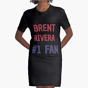 Brent Rivera - 1 Fan Graphic T-Shirt Dress