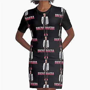 Brent Rivera Brent Rivera -    Graphic T-Shirt Dress