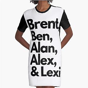 Brent Rivera "Brent& Pierson& Ben& Lexi" Graphic T-Shirt Dress