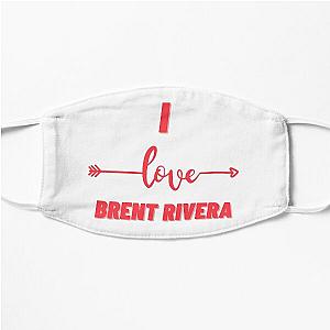 Brent rivera love Flat Mask