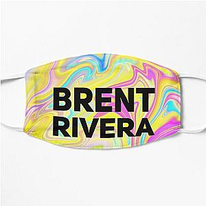 brent rivera redbubble poster Flat Mask