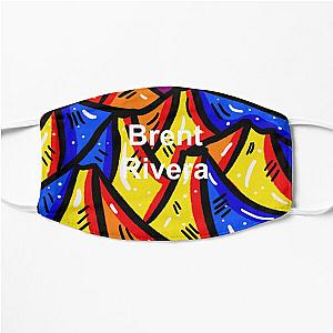 brent rivera redbubble poster Flat Mask