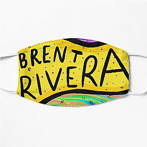 brent rivera redbubble poster Flat Mask