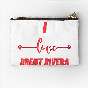 Brent rivera love Zipper Pouch