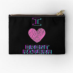 Brent rivera love Zipper Pouch