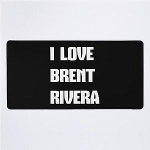 brent rivera  Desk Mat