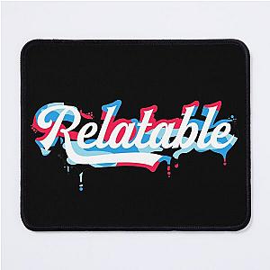 Brent Rivera Merch Relatable-White Camo Melting Mouse Pad