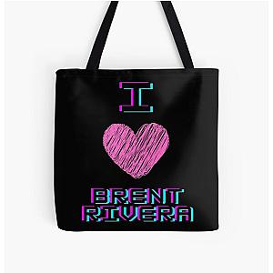 Brent rivera love All Over Print Tote Bag