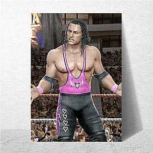 WWE Legend Bret Hart Bret Hart Posters
