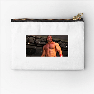 Wrestle Hard Like Brian Cage Brian Cage Zipper Pouches