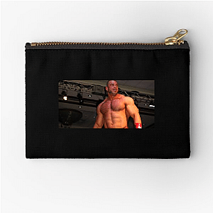 Wrestle Hard Like Brian Cage Brian Cage Zipper Pouches
