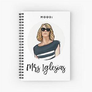 bridesmaids move kristen wiig funny mrs iglesias print Spiral Notebook