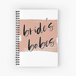 Bride's Babes Bridesmaids Tribe Spiral Notebook