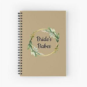 Bride's Babes Gifts, Bridesmaids Cast Spiral Notebook