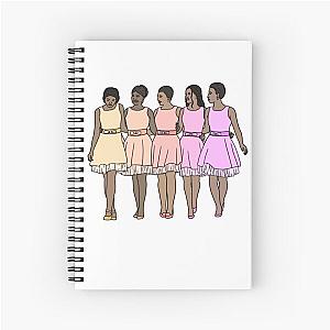 Girlfriends as Bridesmaids  Spiral Notebook