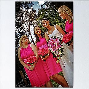 Bride and her Bridesmaids Poster