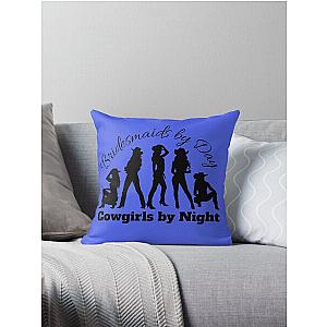 Bridesmaids by Day Cowgirls by Night Throw Pillow