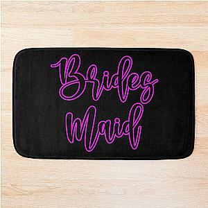 Bride and bridesmaids pink Bath Mat