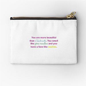 Bridesmaids Cinderella Quote Zipper Pouch