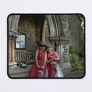 Twin bridesmaids Mouse Pad