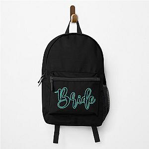 bride and bridesmaids blue Backpack