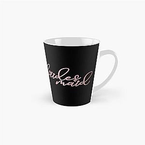 Bridesmaid beautiful typography in metallic rustic pink - For bridesmaids -Outfit for bridesmaids - Wedding day stuff Tall Mug