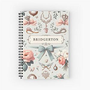 Whimsical World Of Bridgerton Print Spiral Notebook